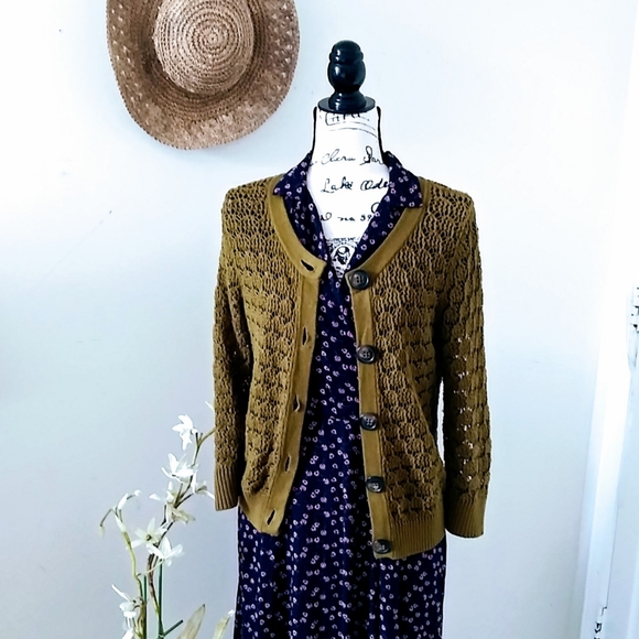 🌵VINTAGE OLD NAVY COTTON KNIT SWEATER - Picture 6 of 10